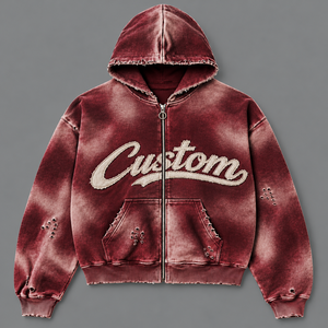 Sweat à capuche unisexe personnalisé en coton brodé pour l'hiver, coupe décontractée, pour marques de mode américaines, vente en gros en marque blanche - Product Image 3