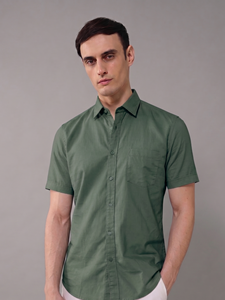 Chemises décontractées respirantes Enovate 100% coton à manches courtes pour hommes - Product Image 3