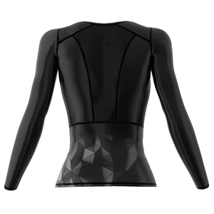 OEM <b>Women's</b> Rash Guard <b>Compression</b> Breathable Spandex_Polyester Custom Workout Sportswear Breathable - Product Image 4