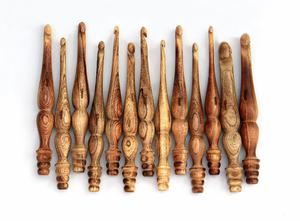 Handmade Wooden <b>Crochet</b> <b>Hook</b> 3.5mm To 12mm | Rosewood Ergonomic <b>Crochets</b> | No-Snag Yarn Tools - Product Image 3