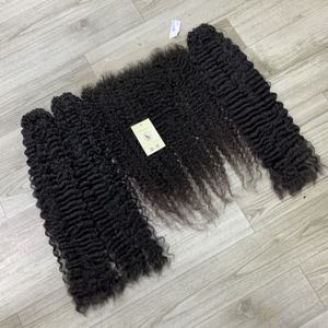 วิกผมหยิกชาวพม่าแบบพรีเมี่ยมผมดิบจากเวียดนามลูกไม้สวิส13X6 HD ส่วนหน้าผมคนผมต่อผมจากเวียดนาม - Product Image 5