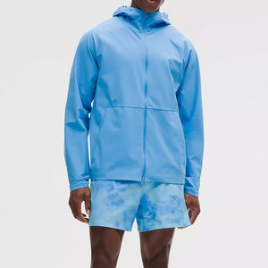 Windbreaker <b>Tracksuit</b> Polyester Lightweight Water Resistant 2 Piece Set Mesh Liner Fabric 2 in 1 Lined Anti Chafe Design Custom - Product Image 1