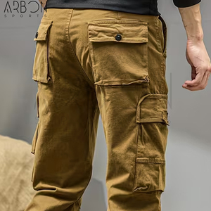 Buen Proveedor, Nuevo, Pantalones Cargo de Algodón Ligero, Diseño Único Personalizado, Estilo Urbano, Corte Recto y Holgado - Product Image 6