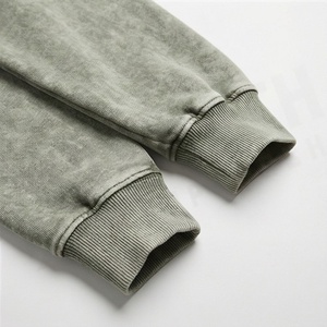 Ensemble de survêtement pour homme, effet délavé, respirant, sur mesure, confortable, vêtements de sport, streetwear, gym, fitness, jogging, athlétique - Product Image 6