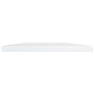 Ensemble de 8 étagères murales en bois d'ingénierie blanc brillant - Product Image 3