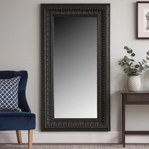 Premium Standing Vanity <b>Mirror</b> for Living Room Sophisticated Carved <b>Frame</b> Styling with Royal Interior Charm - Product Image 3
