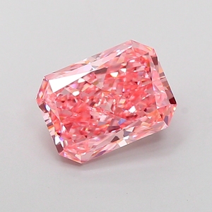 เพชร CVD สีชมพูทรง Radiant Cut ระดับพรีเมียม รับรองโดย IGI จาก MANYA JEWELS สำหรับแหวนหมั้นสุดหรู แหวนแต่งงาน และเครื่องประดับเจ้าสาว - Product Image 1