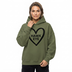 Sudadera con Capucha para Mujer al por Mayor, Sudadera Extra Grande de Algodón de Alta Calidad con Diseño de Logotipo Frontal, Sudadera Ecológica y Transpirable - Product Image 6
