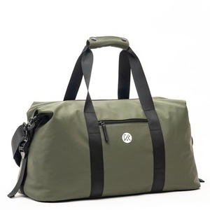 Bolsa de viaje de cuero verde GRS, bolsa de lona informal, bolso de hombro moderno, adecuado para viajes y deportes. - Product Image 2