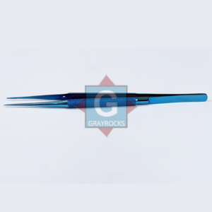 Pinzas de Microcirugía Azules, Instrumento Quirúrgico Manual con Certificación CE Clase I para Uso en Quirófanos - Product Image 2