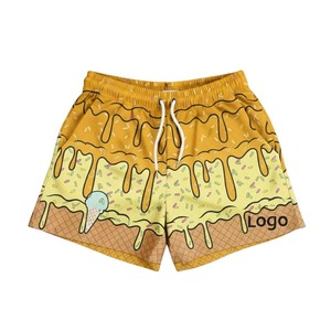 Summer Breathable Double <b>Layer</b> Sublimation 100% Polyester Jogger Gym Blank Men Basketball Custom Sublimated Mesh Shorts for Men - Product Image 6