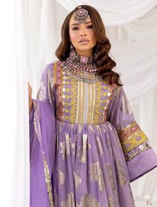 2026 Wholesale Prices Custom Designs Afghan Kuchi <b>Dress</b> Women Chiffon Embroidery Patchwork Afghani Wedding Party Casual <b>Dresses</b> - Product Image 5