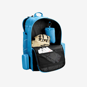 Sac à dos de baseball léger grande capacité, bleu, avec poches pour bâtons de baseball et softball, idéal pour les entraînements et les matchs sportifs - Product Image 5