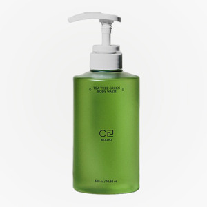 Gel douche corporel puissant WOLLYO K-Beauty coréen à l'arbre à thé vert anti-acné 500ml Fabriqué en Corée - Product Image 4