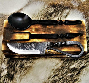 Ensemble de couverts forgé à la main table produits de couverts faits à la main de haute qualité meilleure vente ensemble de couverts pakistanais à prix raisonnable - Product Image 5