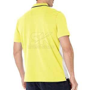Polo homme multicolore uni de qualité supérieure, dernier style, 100% coton, prix de gros abordable - Product Image 4