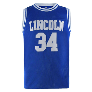 Men's 100% <b>Polyester</b> Fiber Breathable Quick Dry Anti-Bacterial Plus Size O-Neck Heat Transfer Printed Mesh Sleeveless - Product Image 6