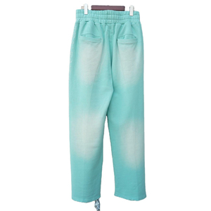 Pantalon de jogging unisexe décontracté en toile légère délavée effet vieilli pour homme 2026, avec logo personnalisé et taille élastique respirante - Product Image 1