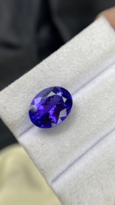 Certified Natural Top Color Tanzanite Oval Cut Stone With Excellent Color Quality Natural Zoisite 7.25 Carat Loupe Clean - Product Image 3