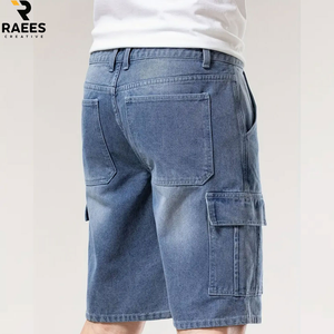 Pantalones Cortos de Mezclilla para Hombre a Precio Económico, Pantalones Cortos de Verano 100% Algodón, Pantalones Cortos de Mezclilla Lavados con Piedras - Product Image 6