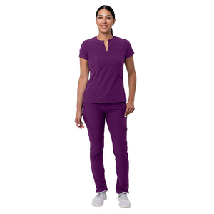 Custom Logo Hospital Nurse <b>Scrub</b> Suit Soft Stretchy Moisture-Wicking Medical <b>Scrubs</b> <b>Set</b> Fashion Healthcare Uniform - Product Image 2