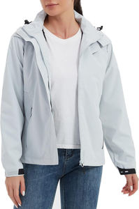 Chaquetas Impermeables Ligeras para Mujer, Cortavientos con Capucha para Exteriores, Plegables - Product Image 3