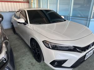 Visera de ventana de inyección estilo Mugen 2021-on Civic 5dr Hatchback Car Sun Visor Wind & Bug Deflector Door Visor Vent - Product Image 3