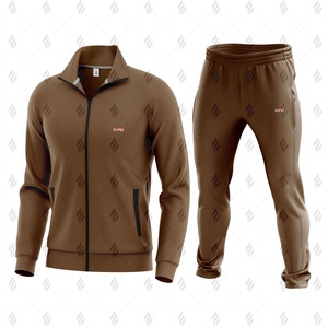 Ensembles de sport athlétiques légers 2 pièces personnalisés pour hommes – Tenues décontractées unies pour adultes – Vêtements de sport pour l'entraînement et la course à pied - Product Image 3