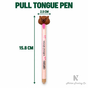 Nouveau design stylo gel en forme de cochon, encre noire, pour bureau et école, impression numérique, effaçable sans stress - Product Image 2