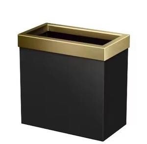 Poubelle en métal de qualité supérieure avec finition design moderne, idéale pour un rangement élégant dans le salon, la chambre, la cuisine et les intérieurs de la maison - Product Image 2