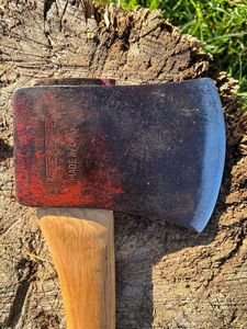 Felling <b>Axe</b> Forged Steel Head Wood <b>Handle</b> Tree Felling Tool - Product Image 5