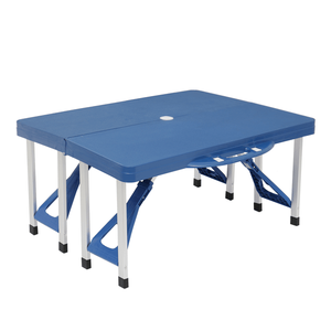 Table et chaises pliantes d'extérieur en aluminium, modèle épaissi en plastique PS, Code 01976802 - Product Image 5