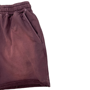 Shorts en denim pur coton lavé, style streetwear, avec logo brodé personnalisé, design sur mesure, service OEM. - Product Image 6