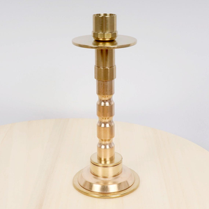 Vintage Solid <b>Brass</b> Candle Holder Stick <b>Antique</b> <b>Brass</b> Candlestick Holder Taper Candle Stand Decorative Tabletop Home Decor - Product Image 4