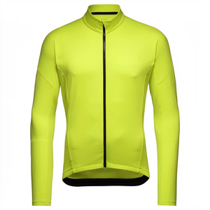 Custom Design Logo <b>Long</b> <b>Sleeve</b> <b>Cycling</b> <b>Jersey</b> Blue Abstract Pattern Breathable Polyester <b>Mens</b> Sport Top with Best Quality <b>Jersey</b> - Product Image 5