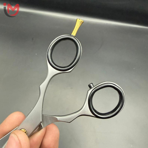 Ciseaux de coiffure professionnels en acier inoxydable, lame droite, pour salon, pour droitiers, manche long, pour barbier - Product Image 3