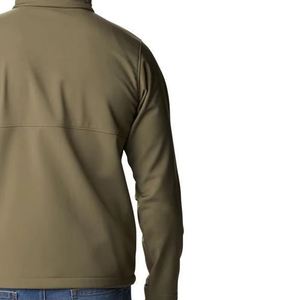 Veste softshell slim fit de fabrication professionnelle, vêtement décontracté pour usage extérieur, couleurs contrastées pour hommes. - Product Image 6