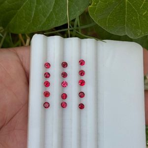 Espinela Roja Natural de la Mejor Calidad, Corte Brillante Redondo de 3mm, Color Rojo, Grado AAAA, Limpia, de Tanzania, Joyería Fina al por Mayor - Product Image 4