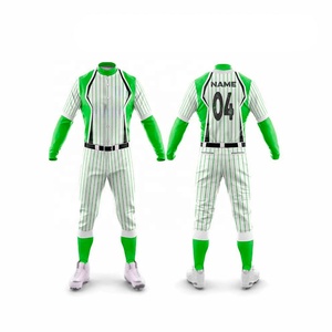 Gran oferta, diseño superior, venta al por mayor, conjuntos de uniformes de béisbol transpirables, sublimación personalizada, impresión Digital, camiseta en blanco - Product Image 4