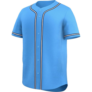 Maillot de baseball brodé avec logo cousu, nom et numéro personnalisés, haut de softball sur mesure - Product Image 2