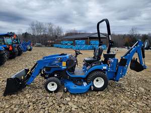 Mini tracteur agricole LS MT125 24,7 CV 4x4, machine agricole compacte avec chargeur frontal et pelle arrière pour petites exploitations - Product Image 5