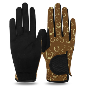 Guantes de Equitación Personalizados Más Vendidos, Guantes de Cuero de Color Sólido para Actividades Deportivas al Aire Libre para Hombre, Guantes de Equitación Antideslizantes - Product Image 2