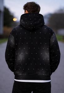 Sudadera con capucha de invierno de peso pesado con logotipo personalizado, sudadera con pedrería, la mejor calidad, el mejor diseño, sudadera transpirable de corte regular para hombre, ropa urbana. - Product Image 4