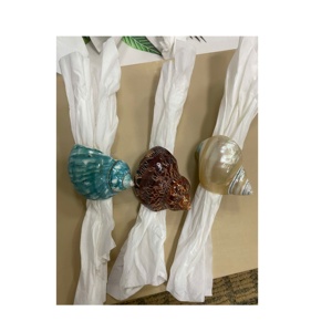 Fabrication au Vietnam de coquillages turban verts naturels-Coquillages turbo blancs pour la décoration, la fête de mariage, le cadeau - Product Image 3