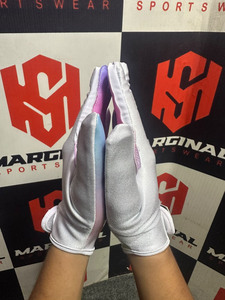 ถุงมือฟุตบอลอเมริกันแบบเต็มนิ้ว พิมพ์ลายสีรุ้ง กันลื่น สำหรับกิจกรรมกลางแจ้ง ใช้ได้ทุกฤดู ผลิตจากโพลีเอสเตอร์ สำหรับทุกเพศ - Product Image 3