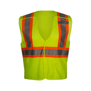 Chaleco de seguridad impermeable al por mayor 2026 con bolsillo frontal transparente, logotipo personalizado, servicio OEM, ropa de trabajo sin mangas, precio bajo - Product Image 6