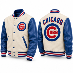 Chaquetas Universitarias de Béisbol, Diseños Personalizados de Ropa Deportiva, Desarrollo ODM, Pedidos al por Mayor, Ilustraciones Personalizadas, Uniformes Escolares - Product Image 6