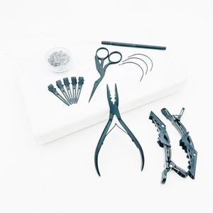 Hai Extensionist Kit de herramientas de extensión de cabello multifuncional negro Incluye alicates peine de tijera por Hai Extensionist - Product Image 2