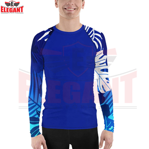Meilleur prix de gros – Rashguard de compression personnalisé en tissu Spandex et Nylon, vêtement de fitness à séchage rapide pour adulte - Product Image 3