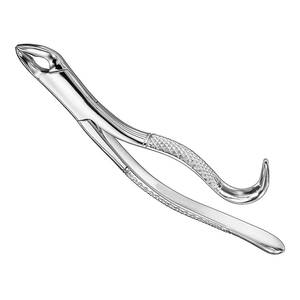Pinzas de Extracción Manuales de Marca Personalizada, Patrón Americano, Certificación CE, Pinzas Quirúrgicas Dentales con Empuñadura Moleteada - Product Image 1
